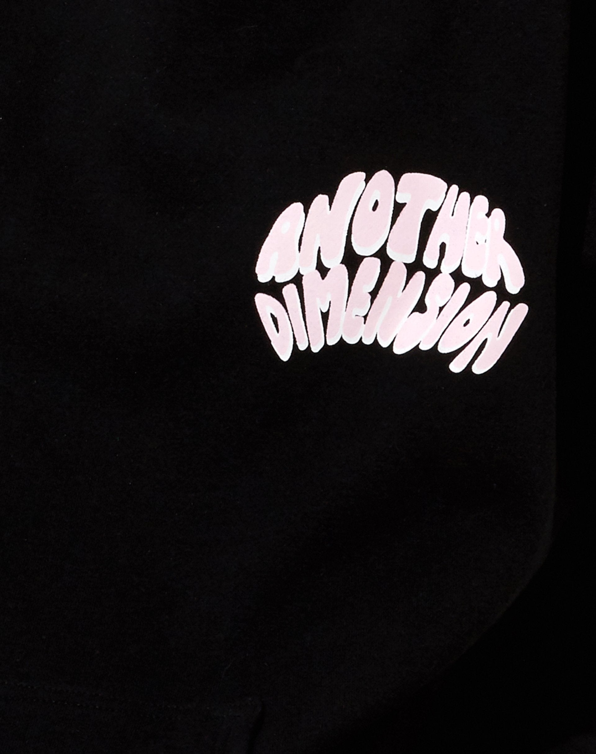Afbeelding van Oversize Hoodie in Zwart Another Dimension