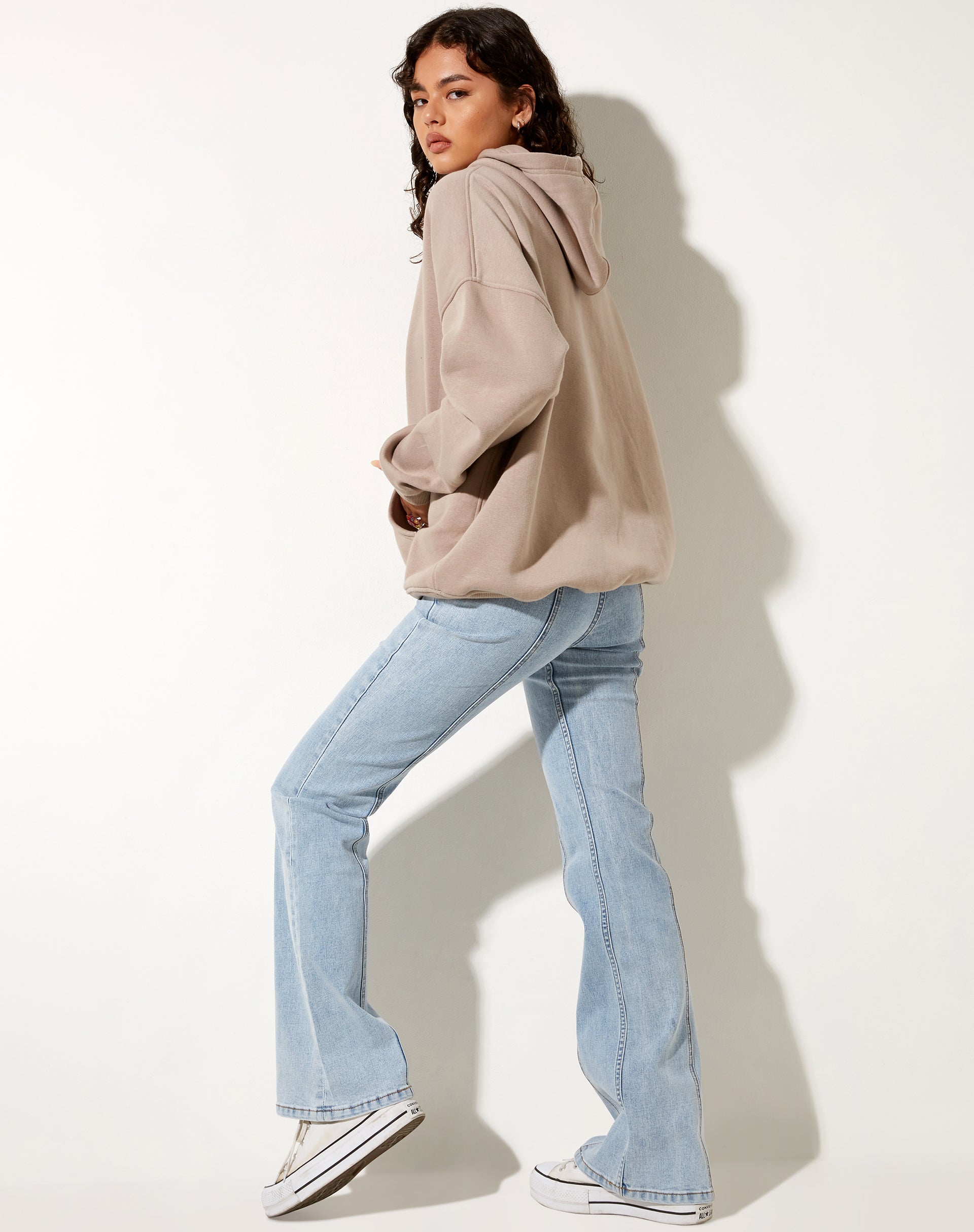 Afbeelding van Oversize Hoodie in Mushroom Cute But Psycho