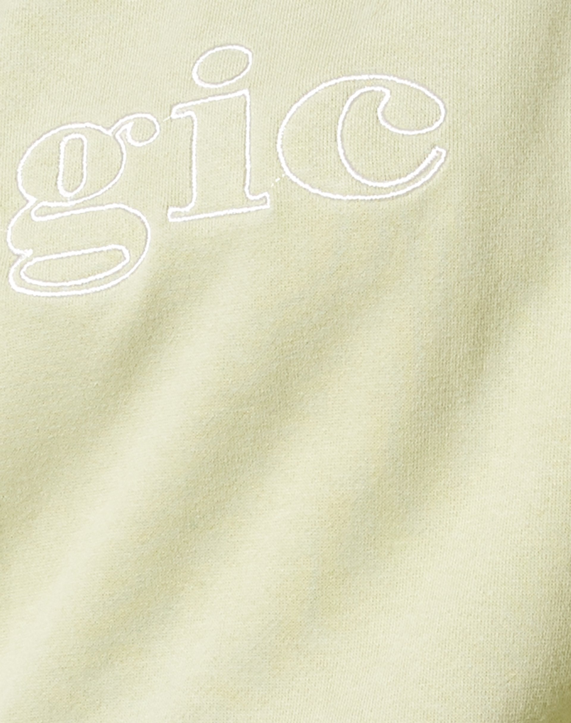 Afbeelding van Oversize Hoodie in Green Graffiti Magic Embro