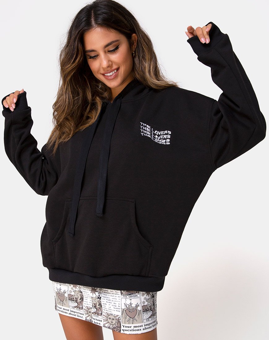 Oversized Hoody in De zon, minnaar en ziel