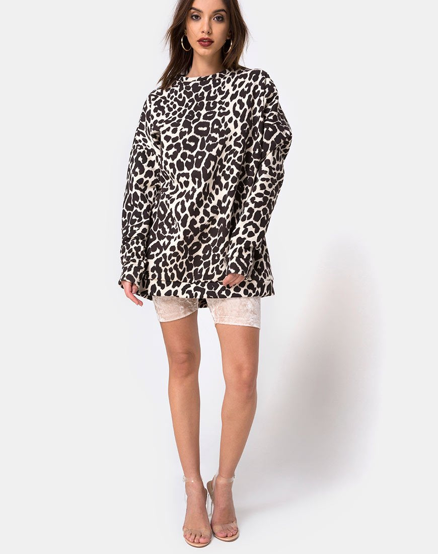 Afbeelding van Oversized Sweatshirt in Oversized Jaguar