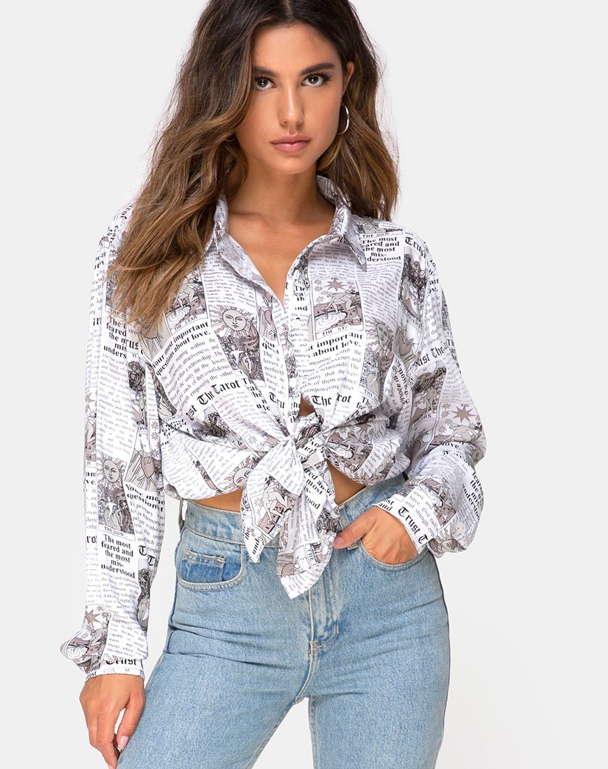 Afbeelding van Oxford-shirt in Tarot