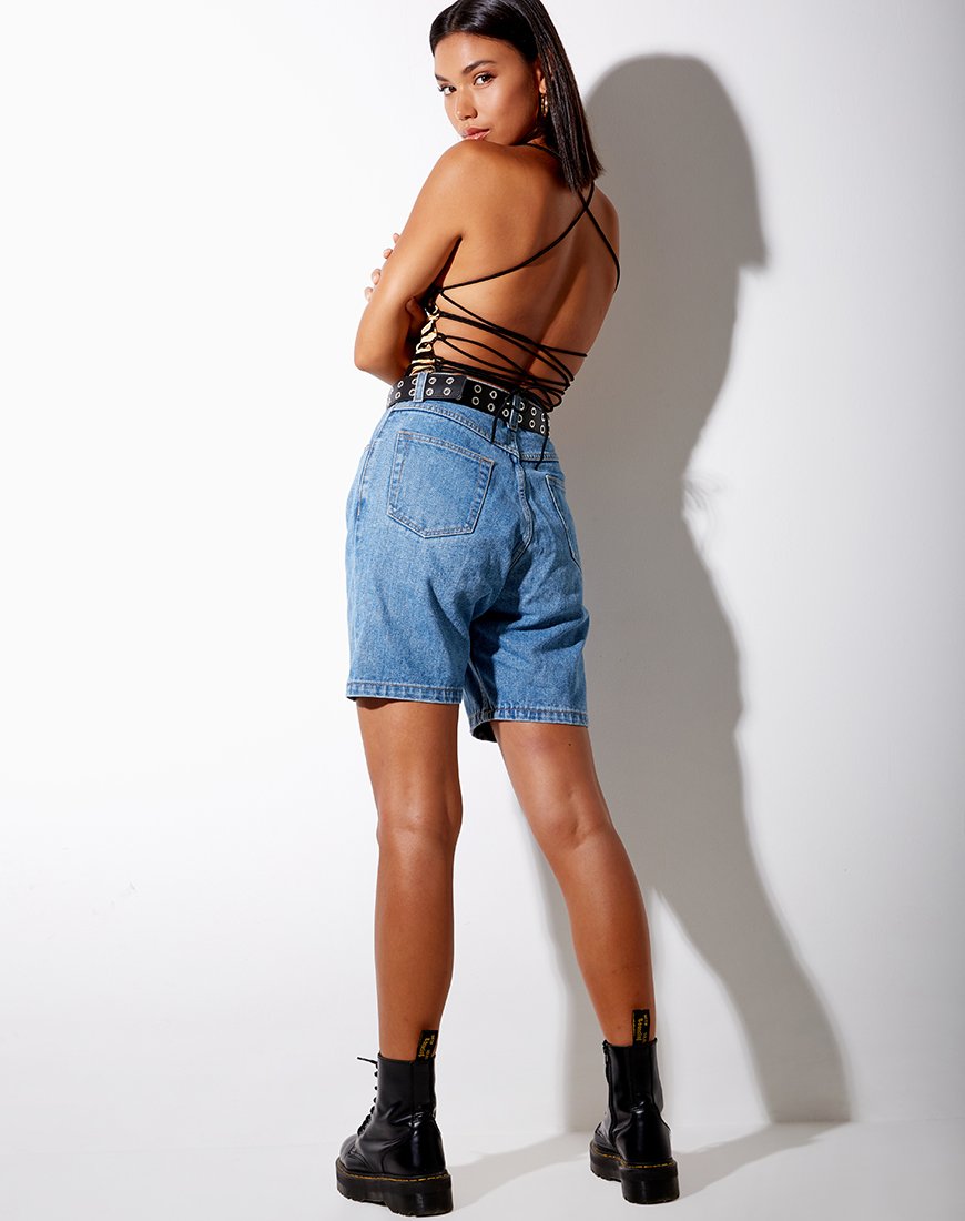 Afbeelding van Ozka Crop Top in Tijgergoud