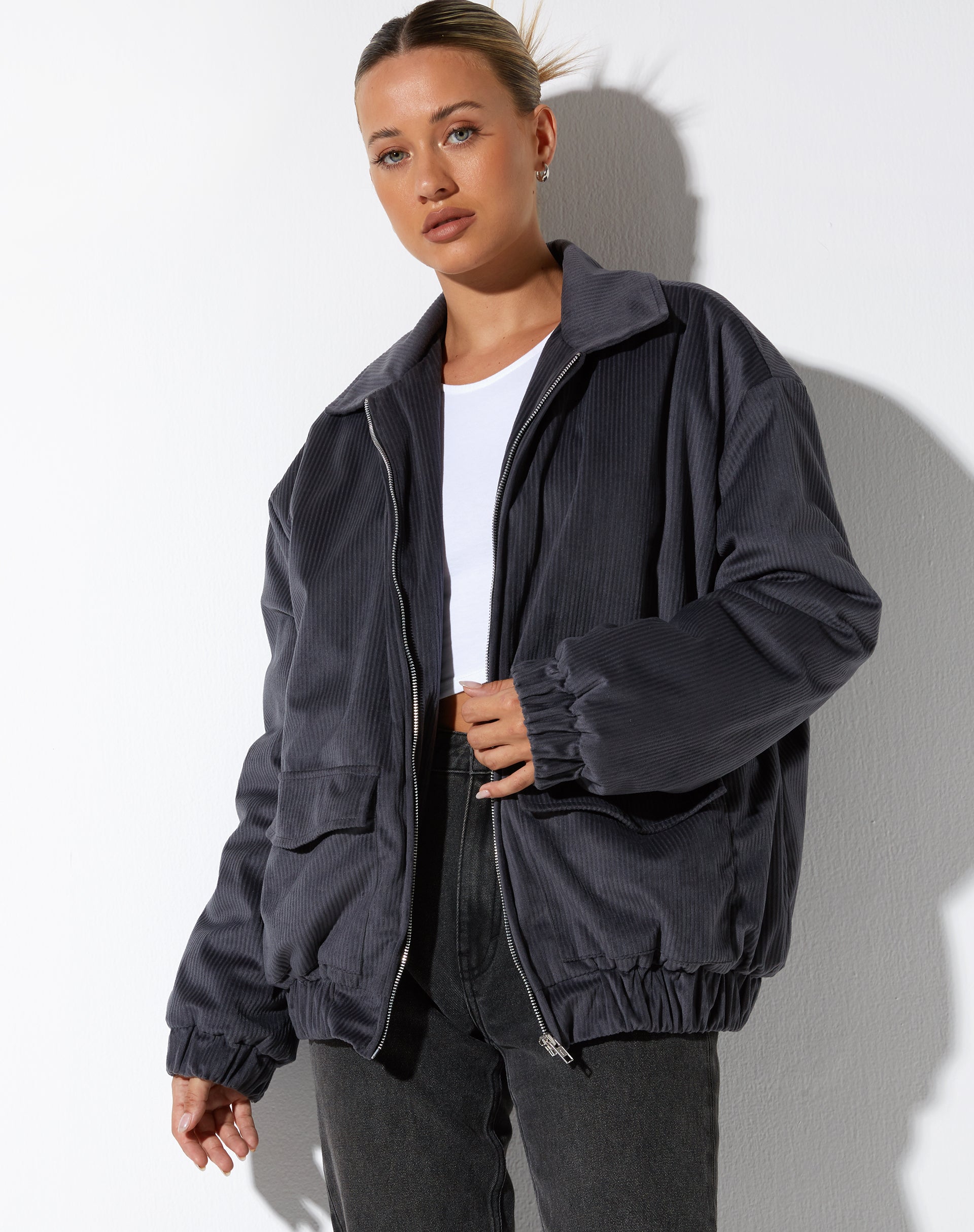 Ozora Jacket in donkergrijs