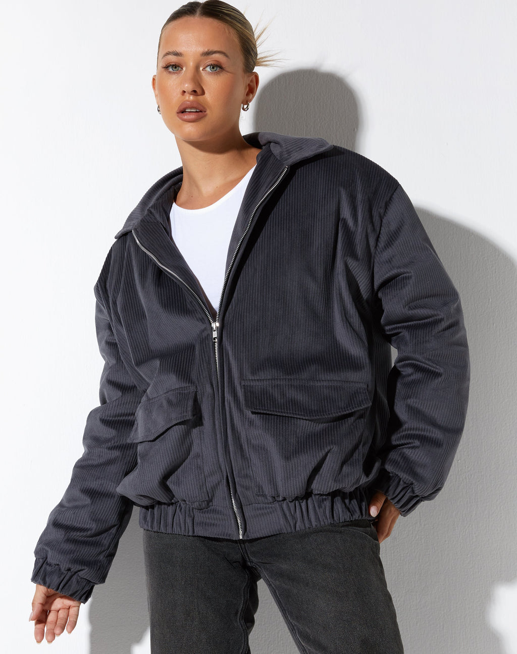Ozora Jacket in donkergrijs