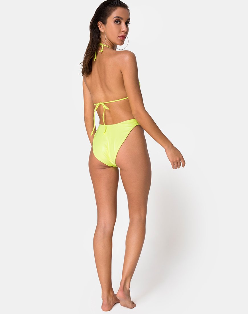 Afbeelding van Meeka Bikinibroekje in Coated Lime