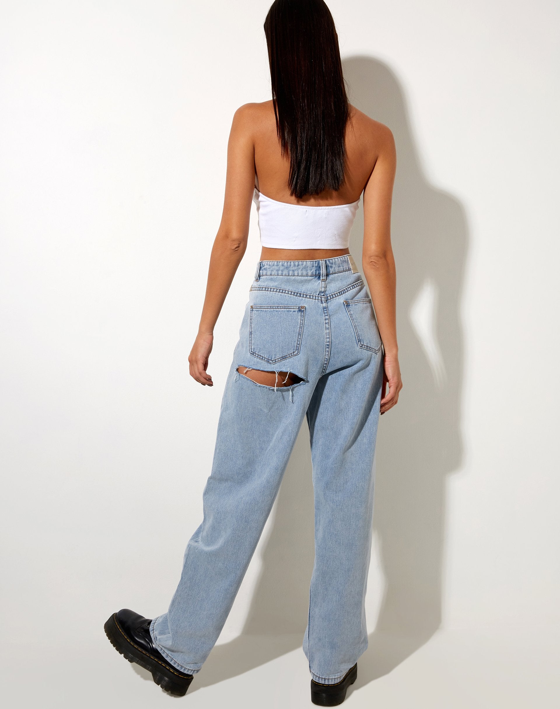 Afbeelding van Bum Rips Parallel Jean in Tonal Light Wash