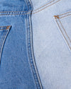 Denim licht gewassen en gebleekt