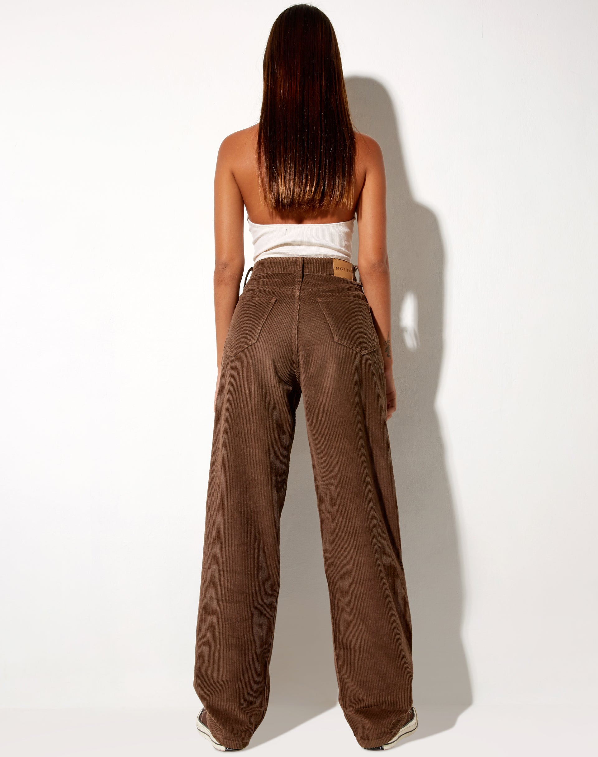 Afbeelding van Parallel Jean in Cord Donkere Chocolade