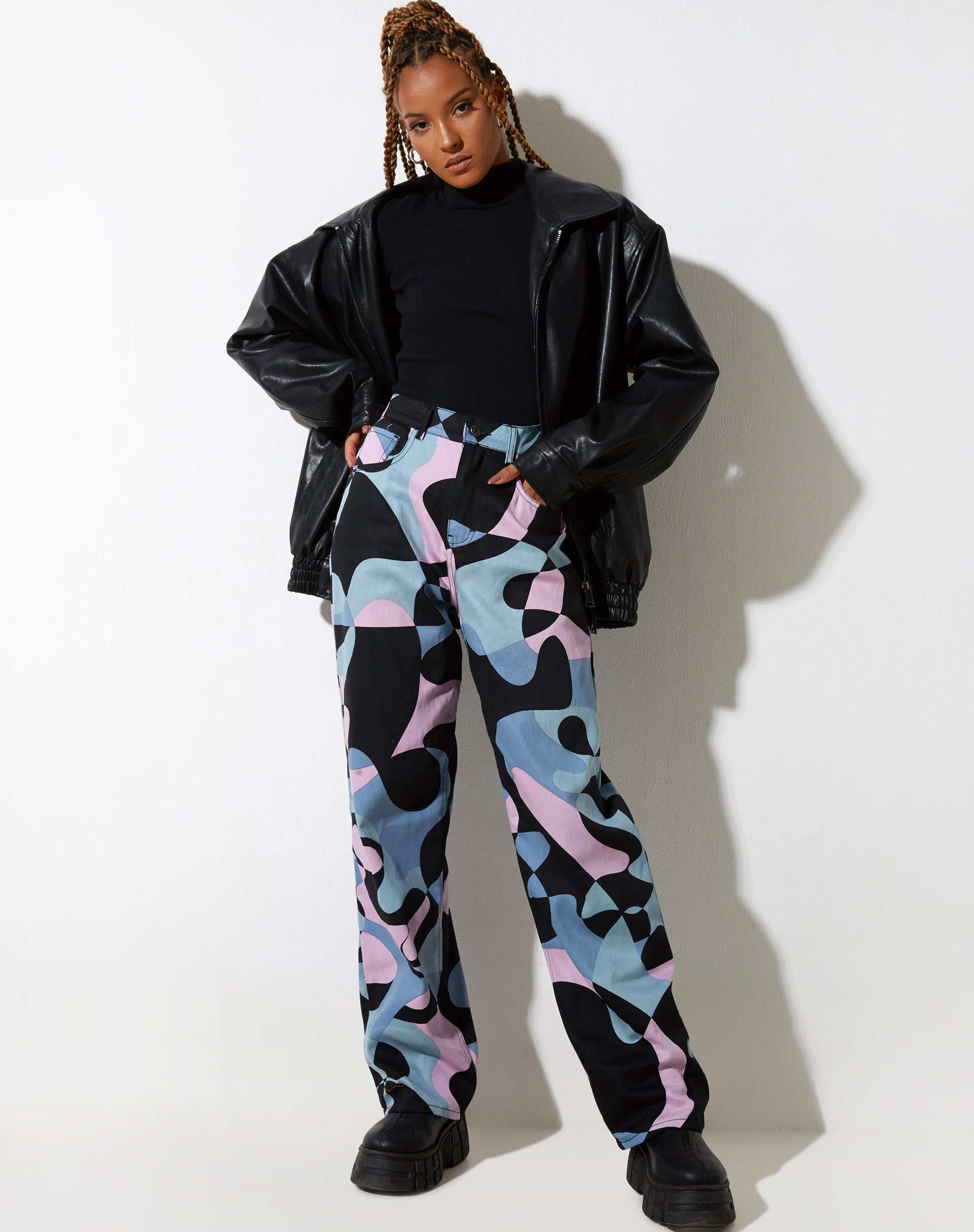Parallel Jeans in Abstract Paars