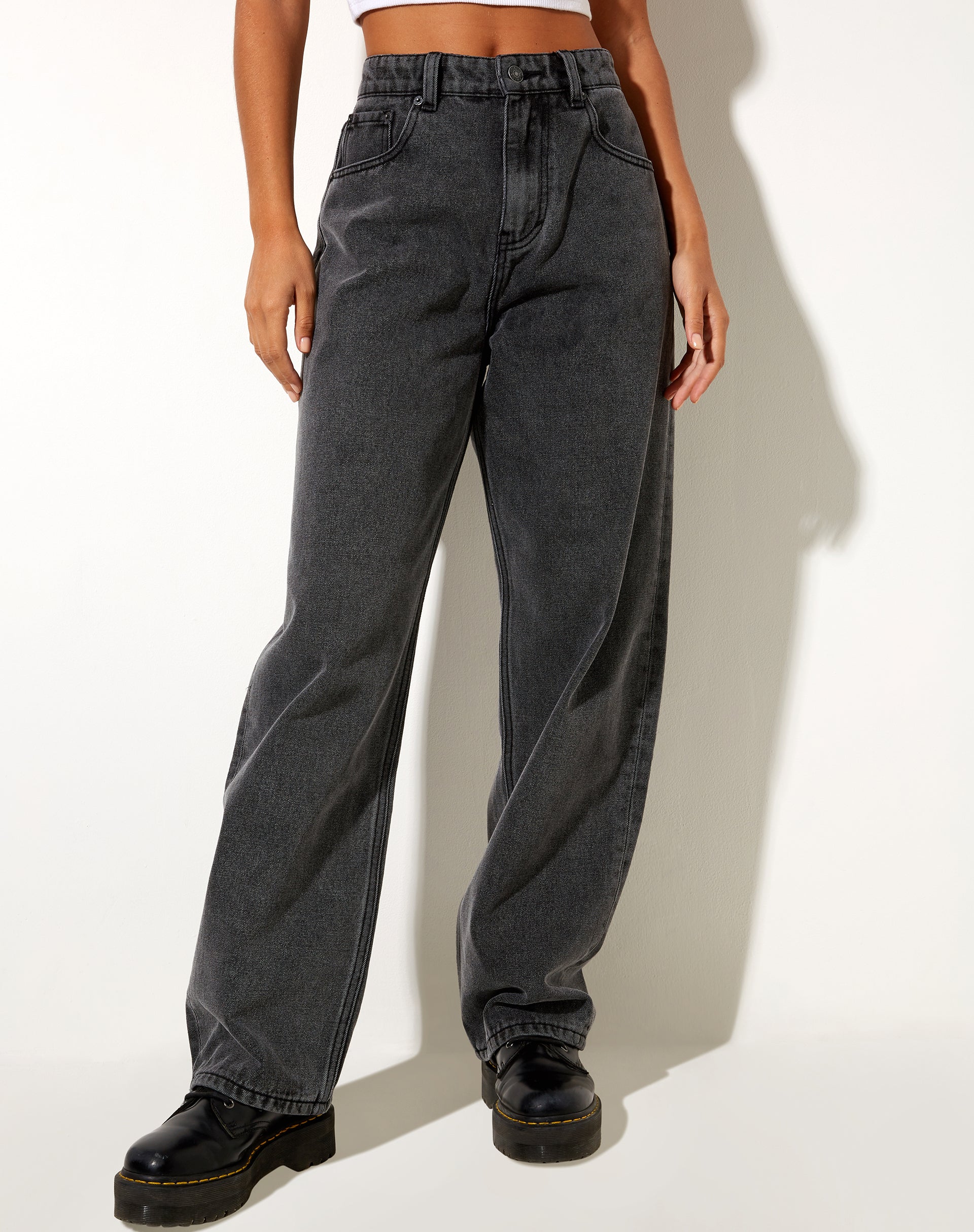 Afbeelding van Bum Rips Parallel Jeans in Black Wash