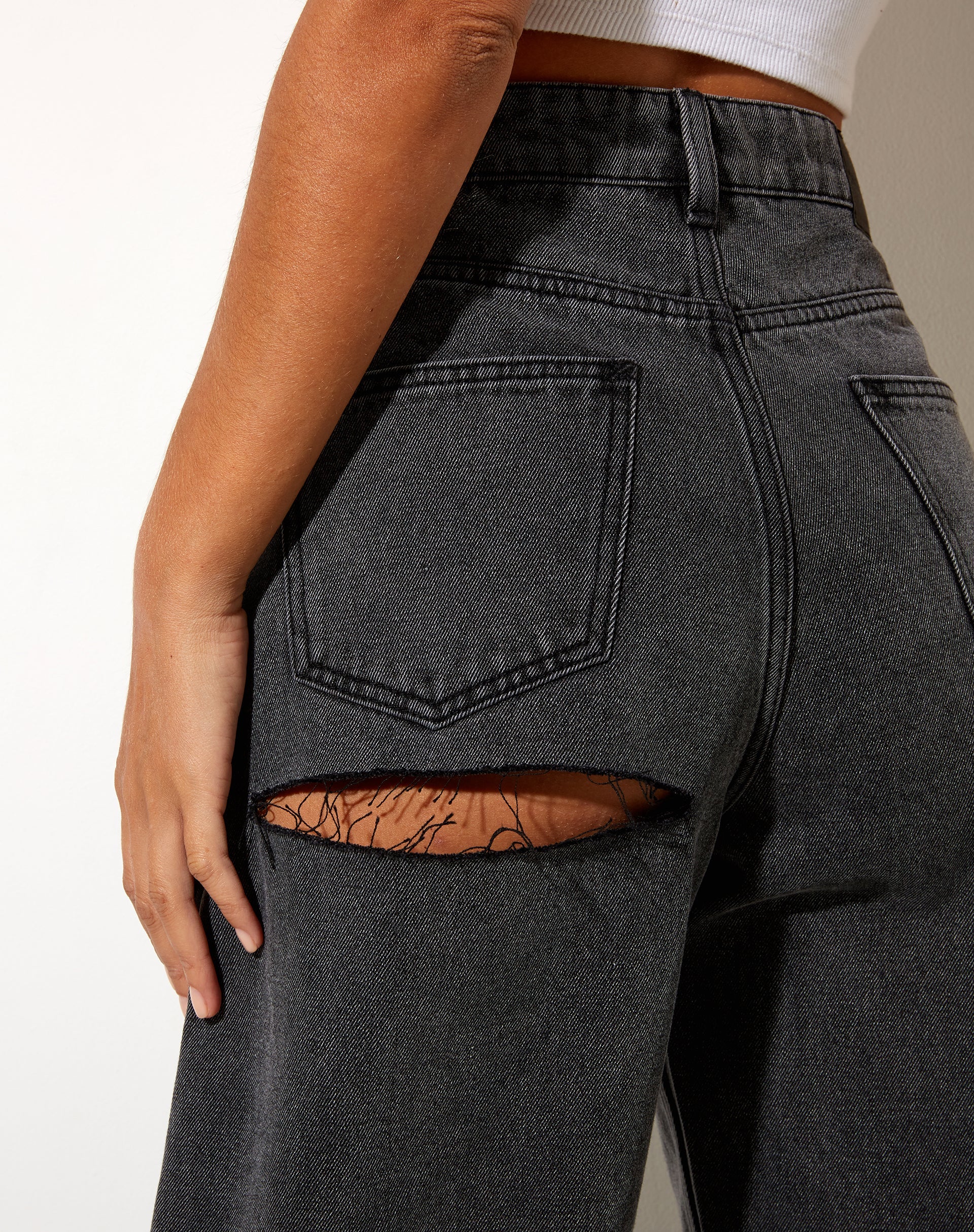 Afbeelding van Bum Rips Parallel Jeans in Black Wash