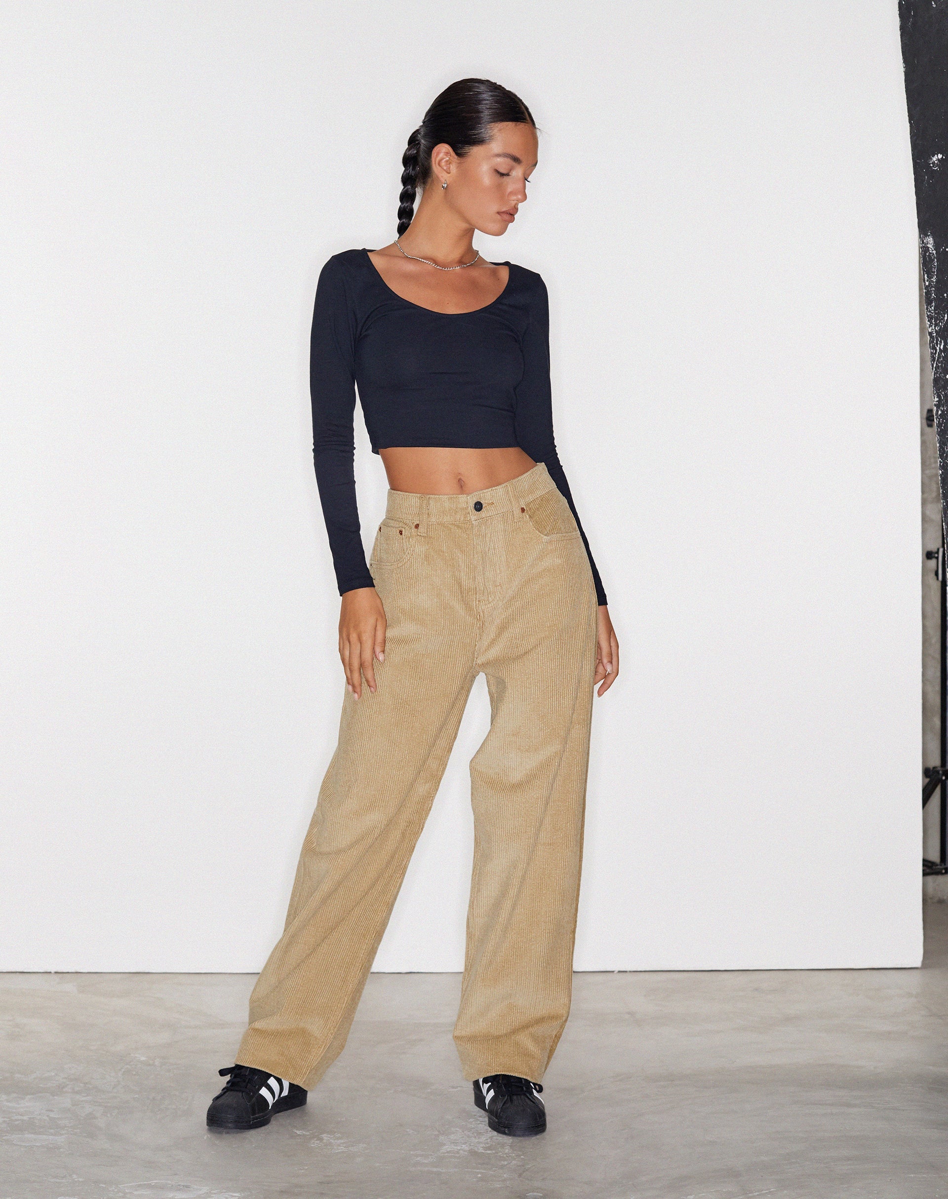 Afbeelding van Parallel Jean in Cord Sand