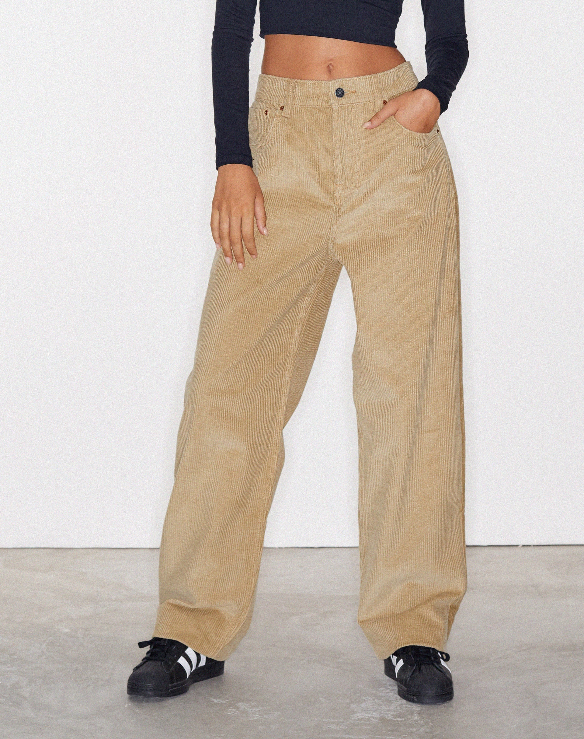 Afbeelding van Parallel Jean in Cord Sand