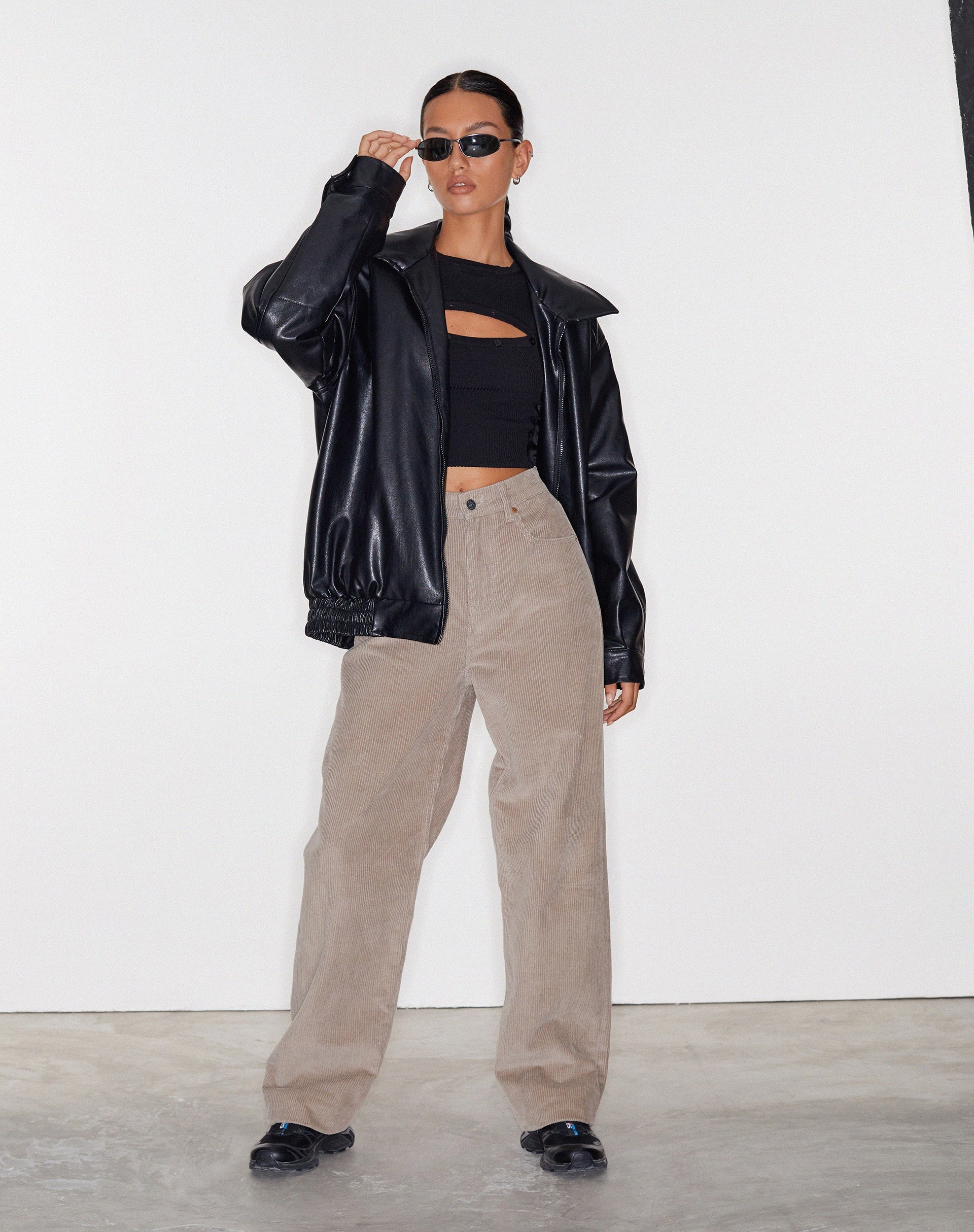 Afbeelding van Parallel Jeans in Cord Smoke Grey