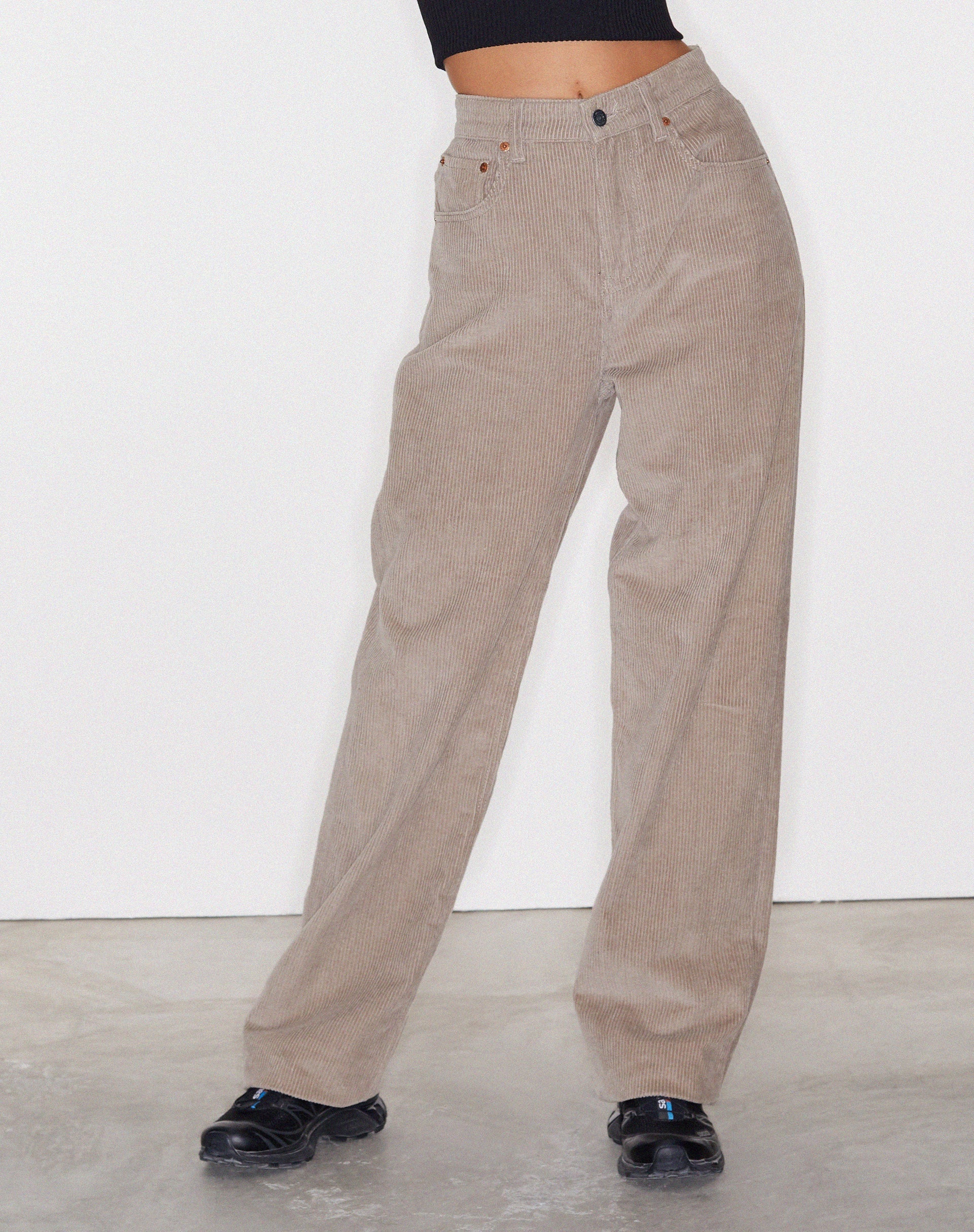 Afbeelding van Parallel Jeans in Cord Smoke Grey
