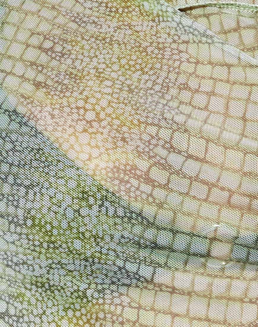 Afbeelding van Paria Top in Lime Croc