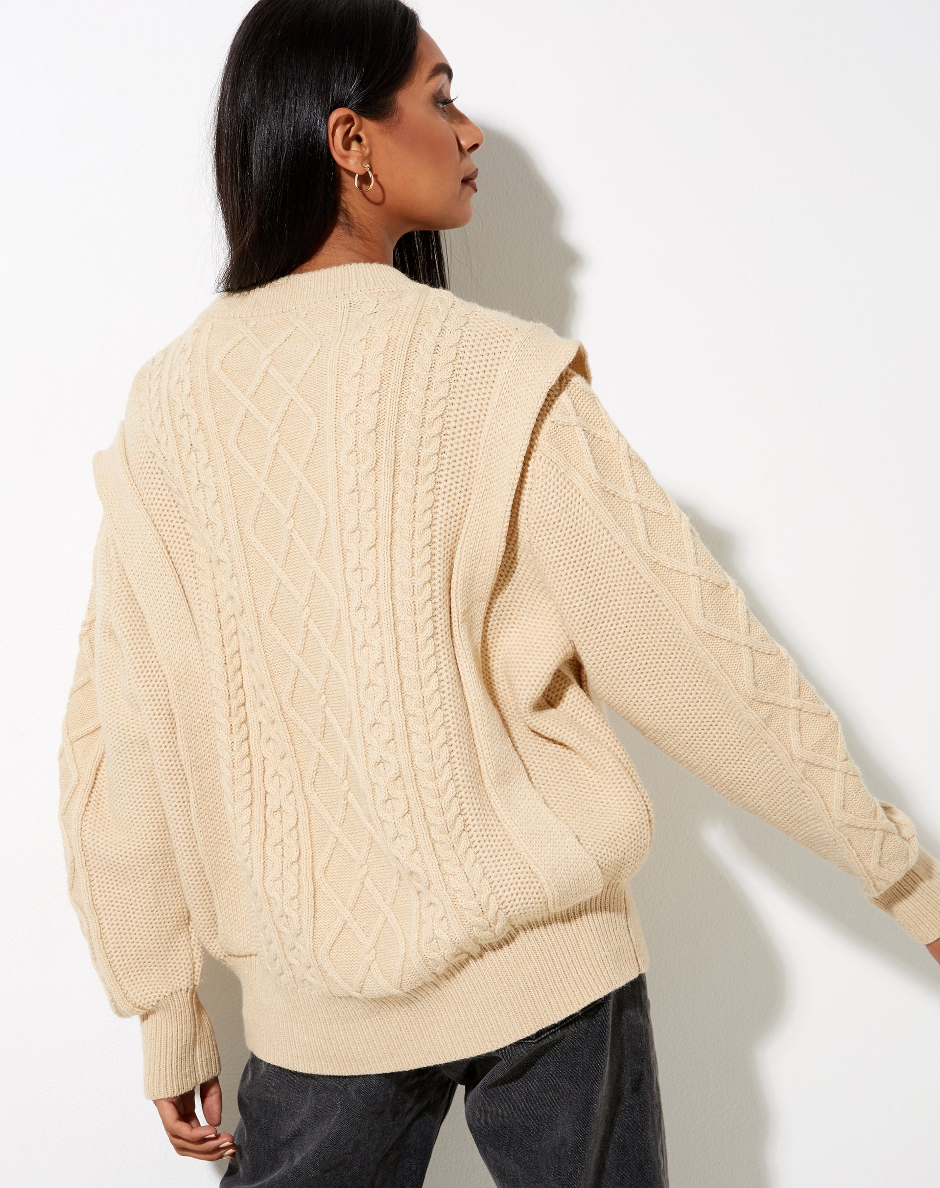 Afbeelding van Parsha Trui in Natuurlijk Beige