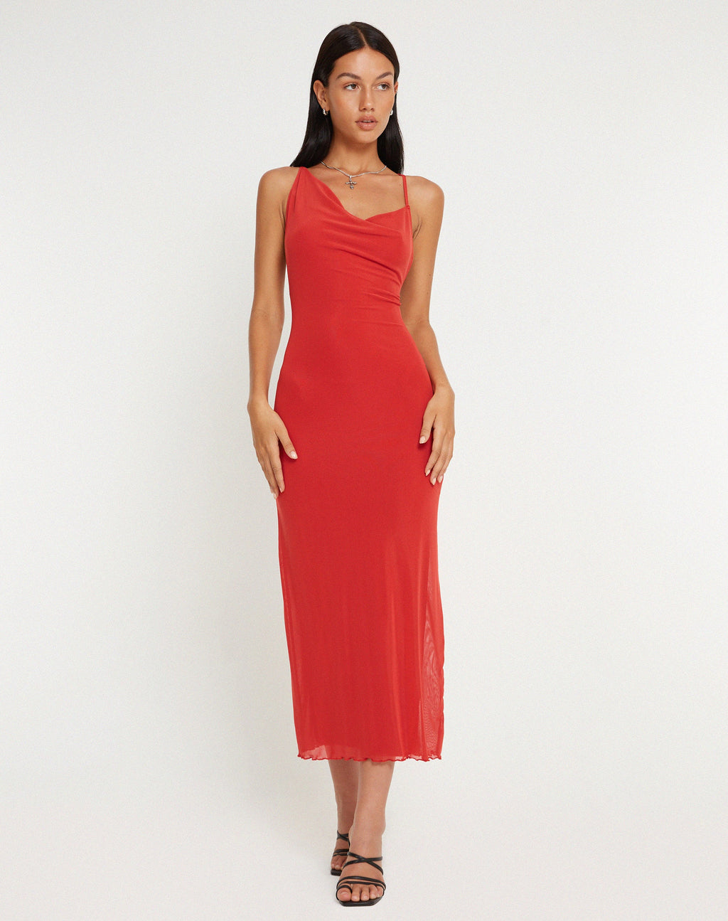 Pavira Maxi Dress in Rode Klei
