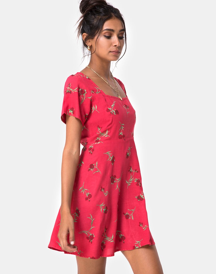 Peky Theejurk in Rouge Rose Pink