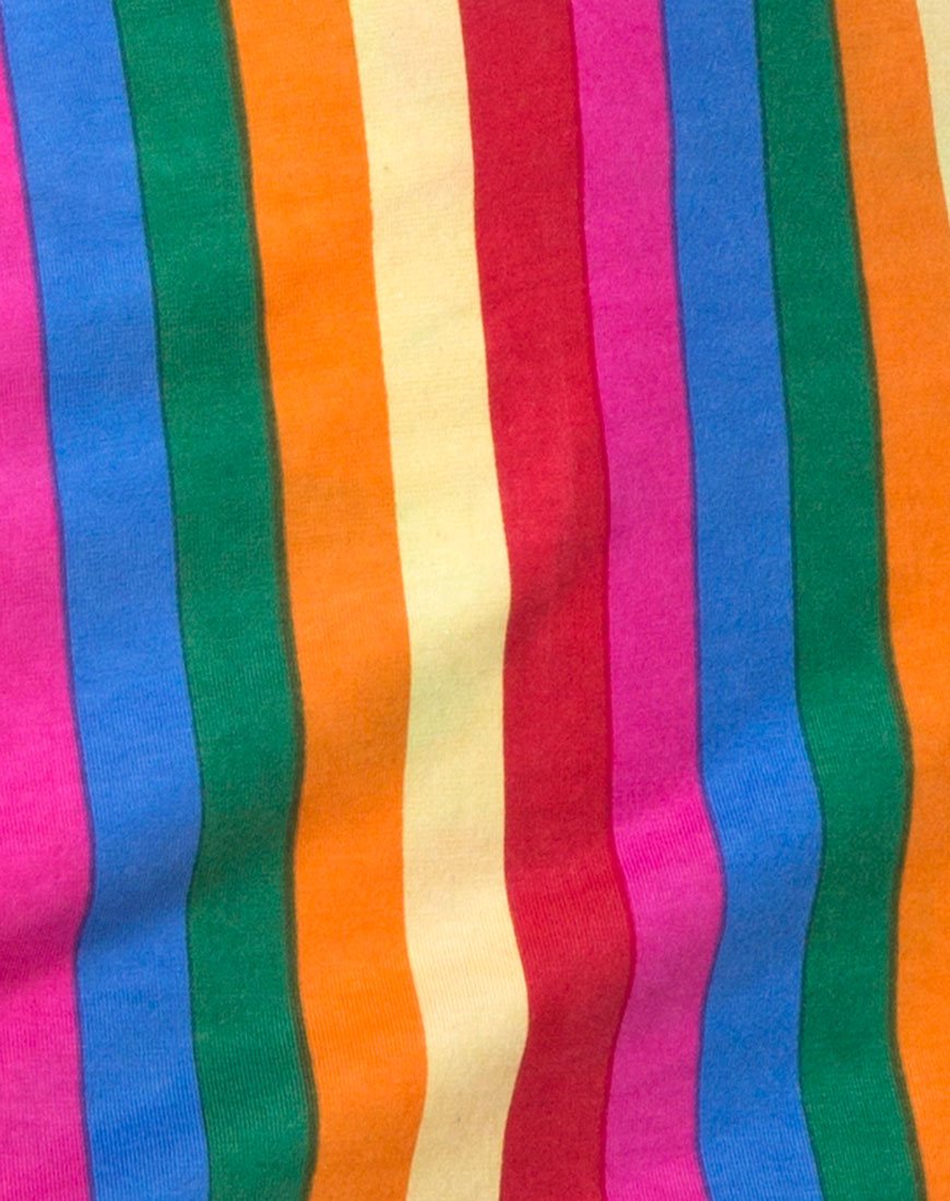 Afbeelding van Monira Crop Top in Good Times Stripe X Princess Polly