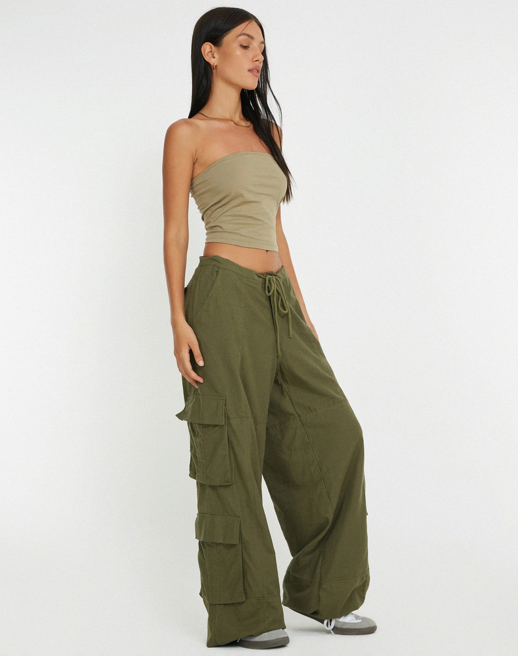 Philia broek in Loden groen