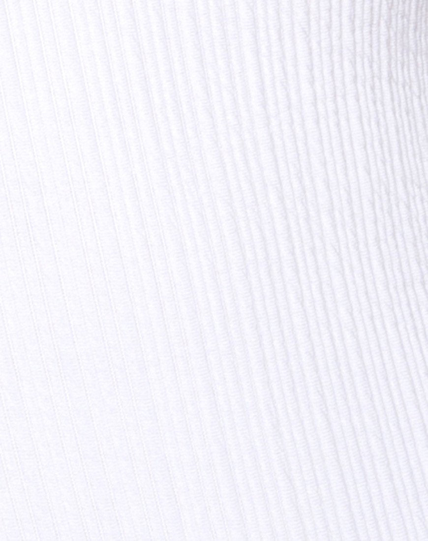 Afbeelding van Pina Bodice in Multi Rib Ivoor