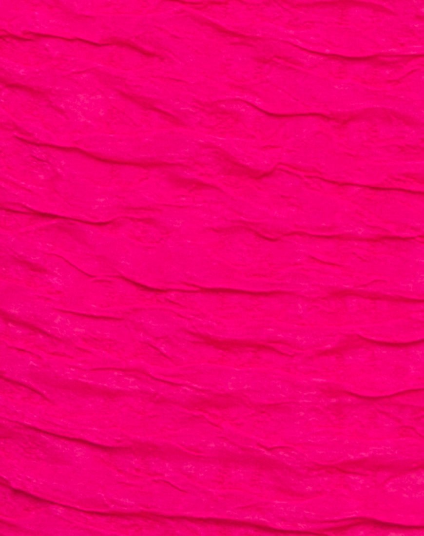 Afbeelding van Pollie Badpak in 80s Crinkle Pink Highlighter