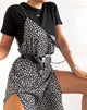 Afbeelding van Hime Jurk in Ditsy Rose Zwart