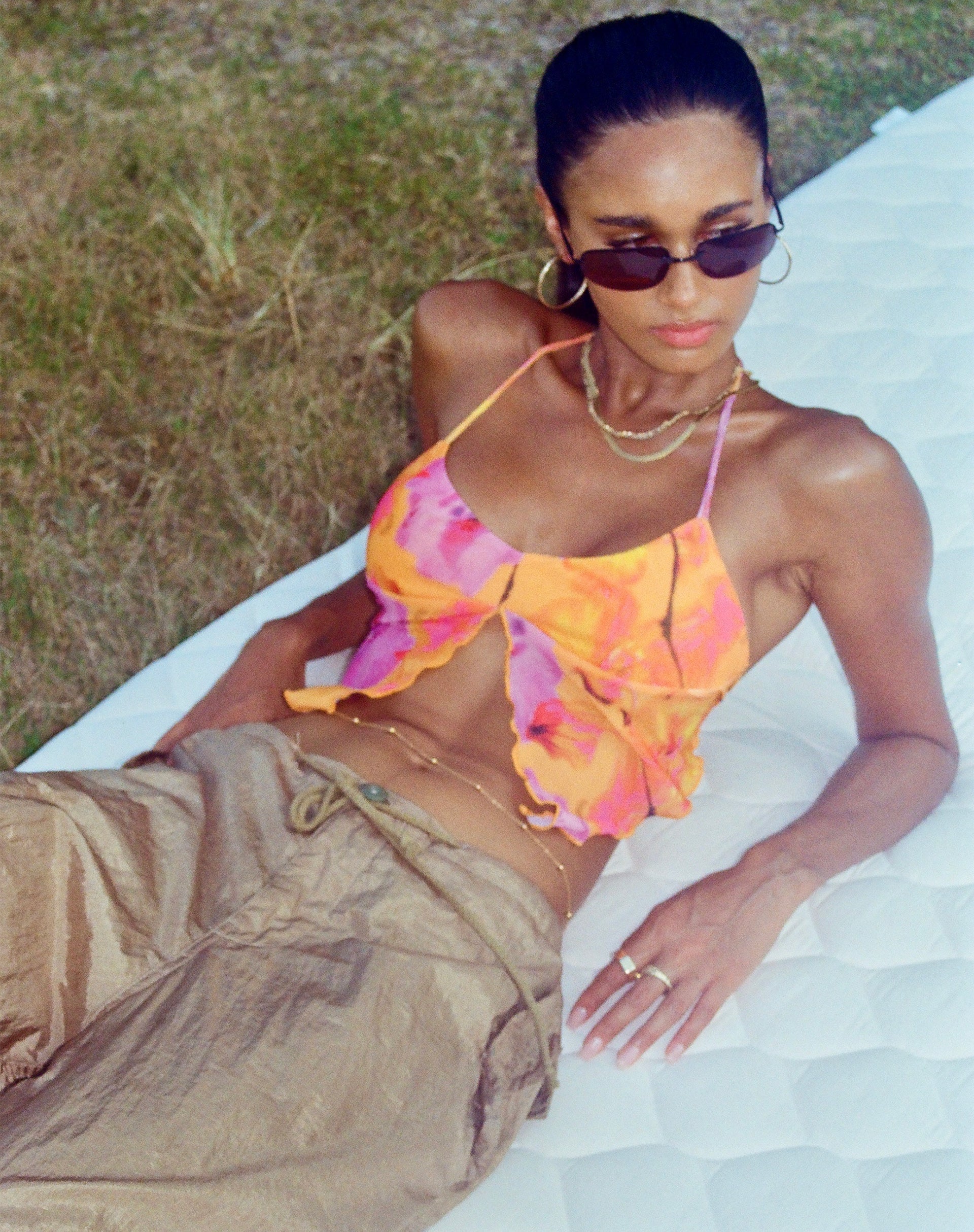 Afbeelding van Shaman Cami Top in Blurred Orchid Peach