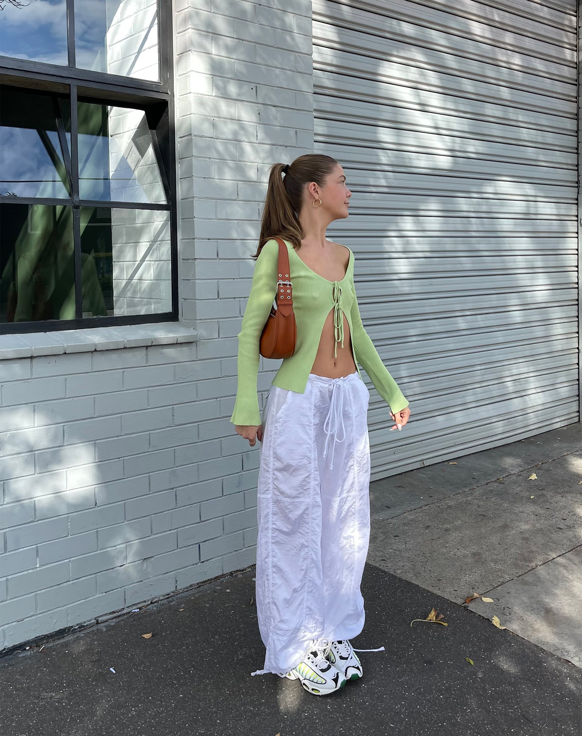 Afbeelding van MOTEL X JACQUIE Sujata Cardi in Ribtricot Pastel Lime