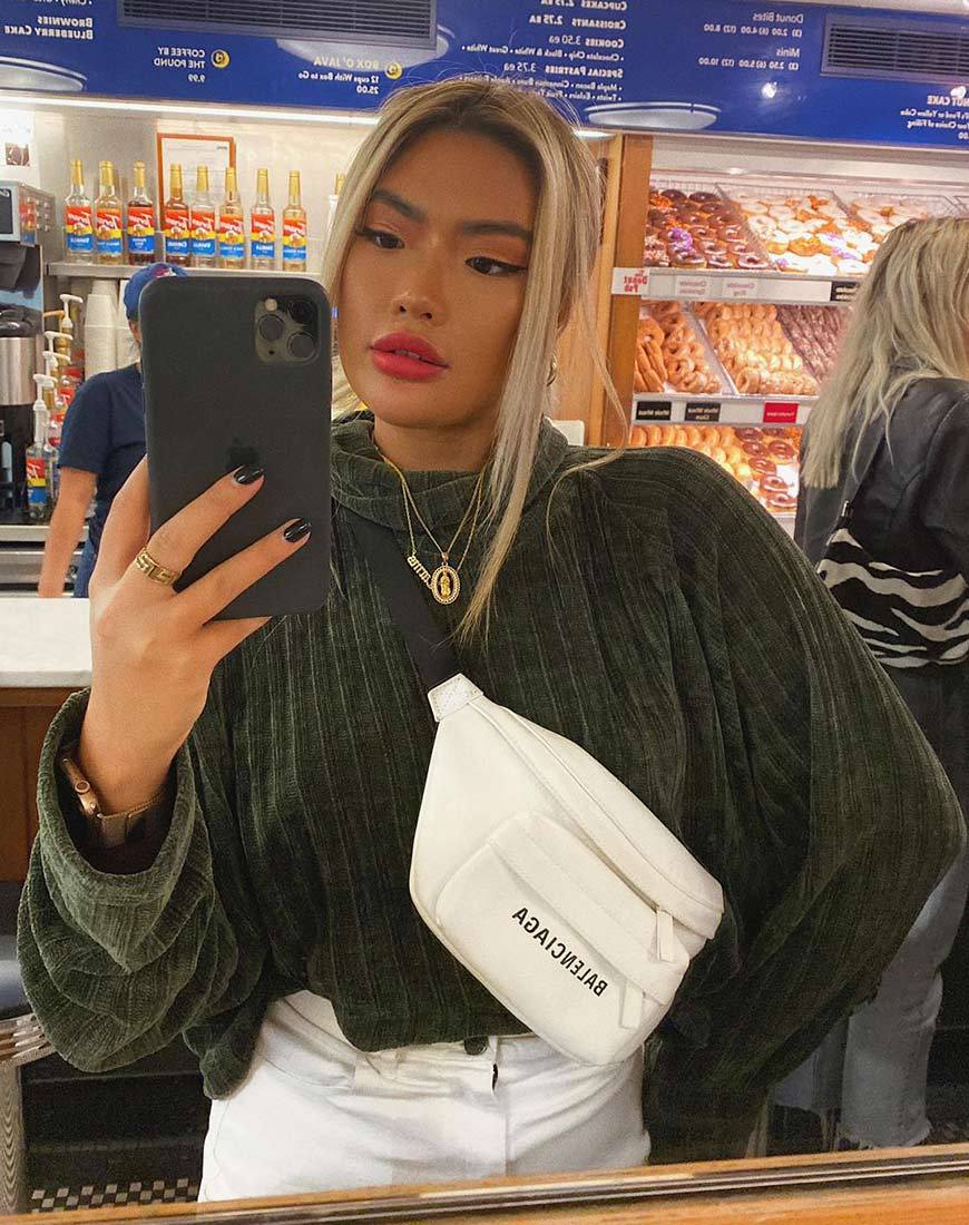 Afbeelding van Evie Cropped Sweater in Khaki Chenille