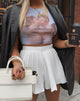 Afbeelding van Tiney Crop Top Tee in Cherububusblauw