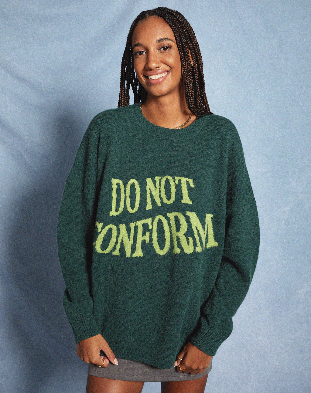 Jamin Trui in Groen 'Do Not Conform