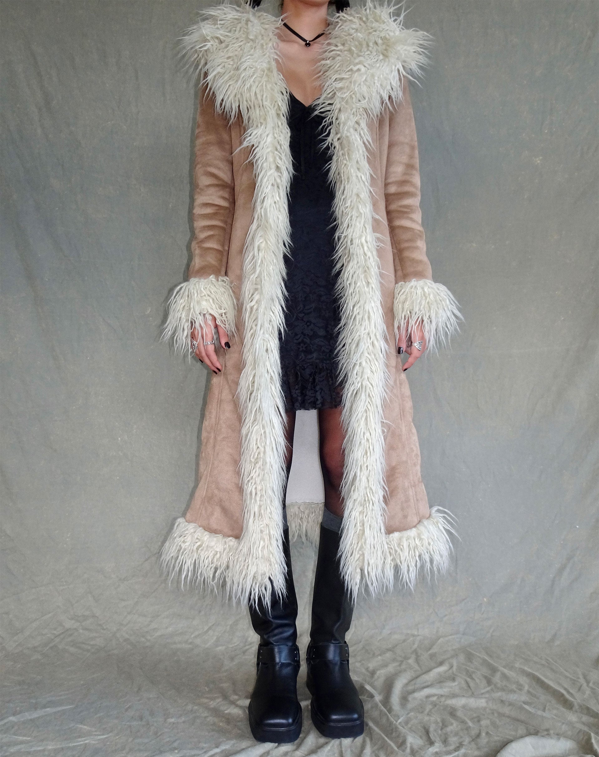 Afbeelding van Minho Longline Coat in Tonal Sand
