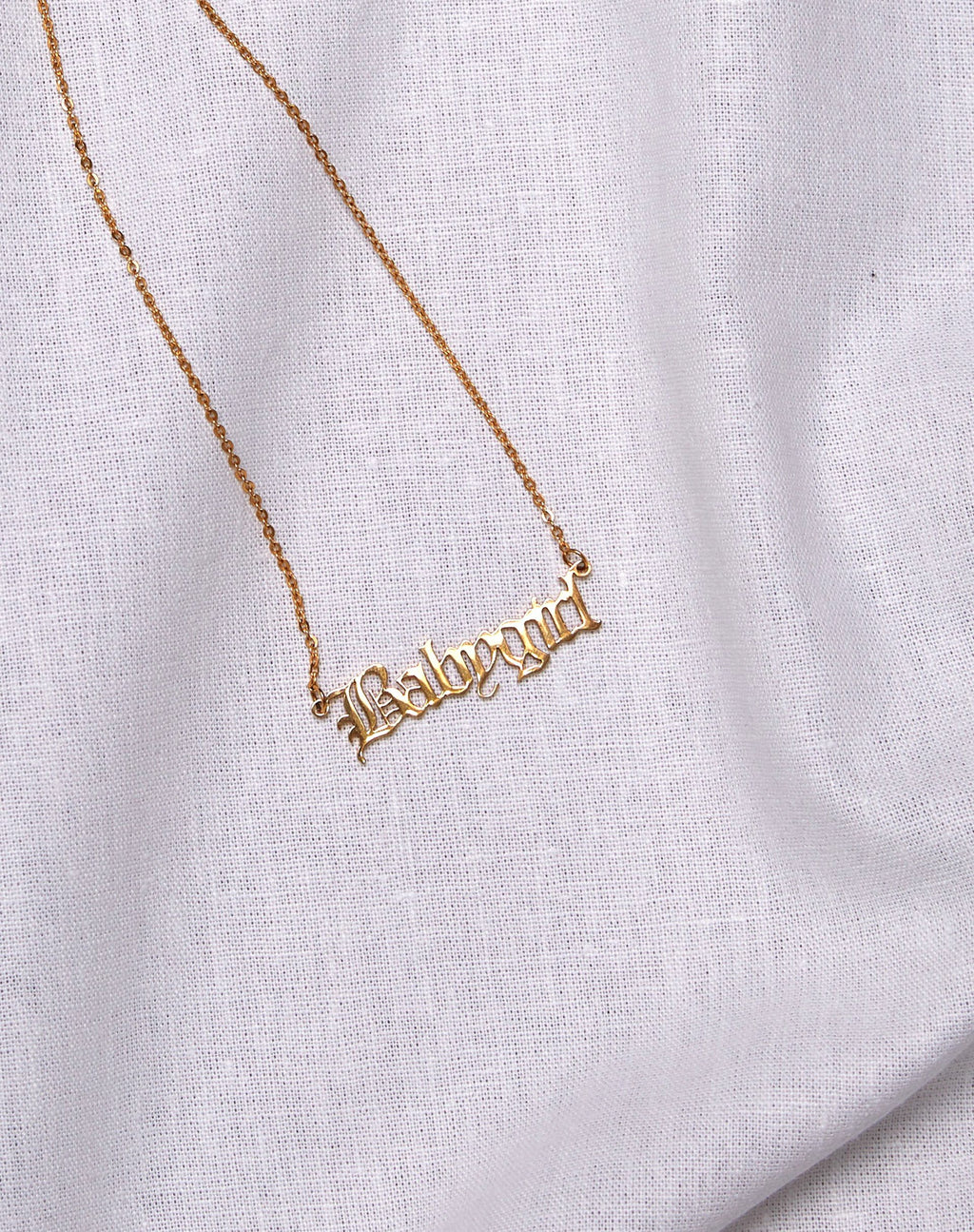 Ketting in "Baby Girl" Goud