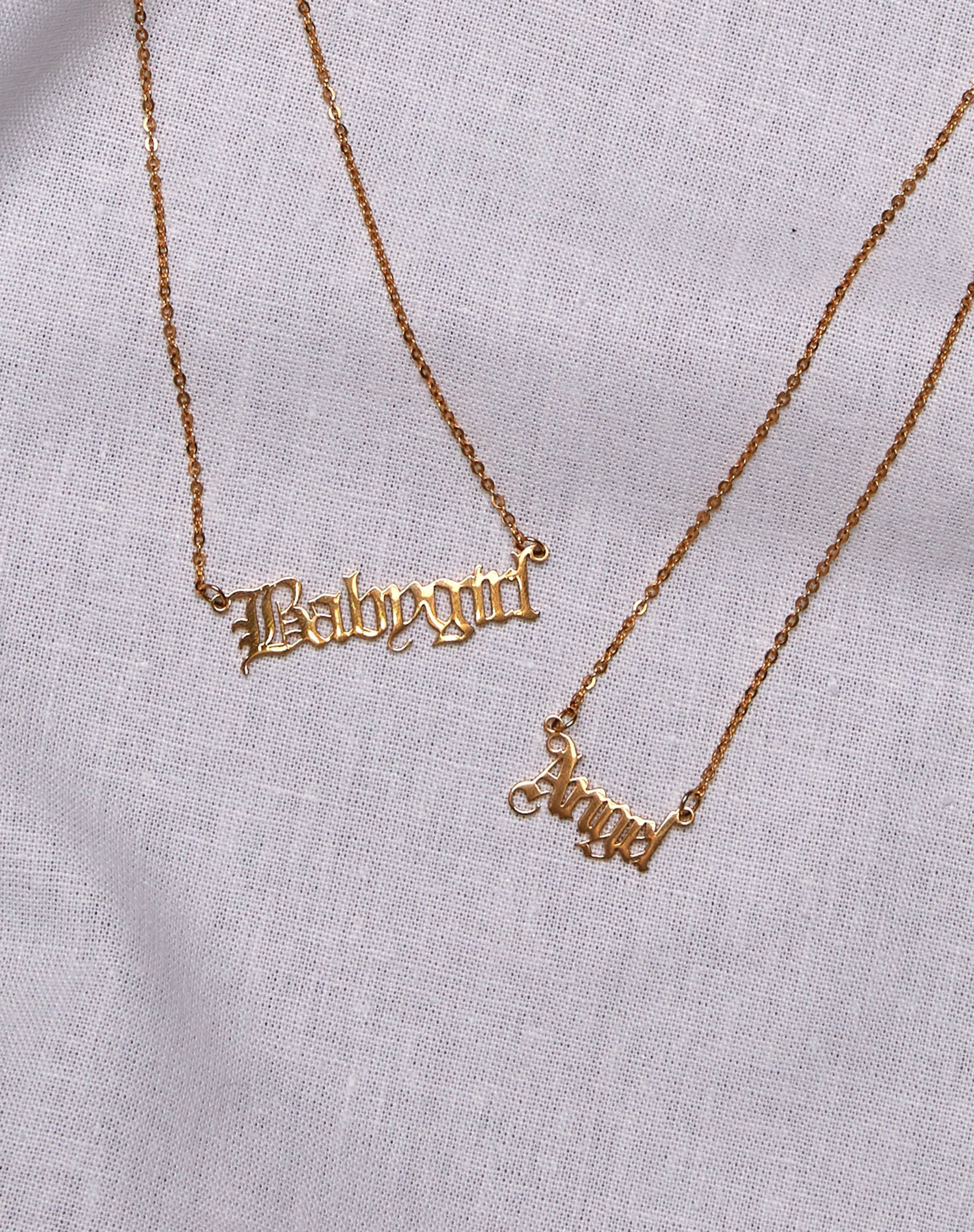 Afbeelding van Ketting in "Baby Girl" Goud
