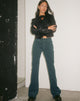 Afbeelding van Bootleg Jeans in Cord Forest Green