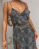 Afbeelding van Hime Maxi Dress in Rar Leopard Grey