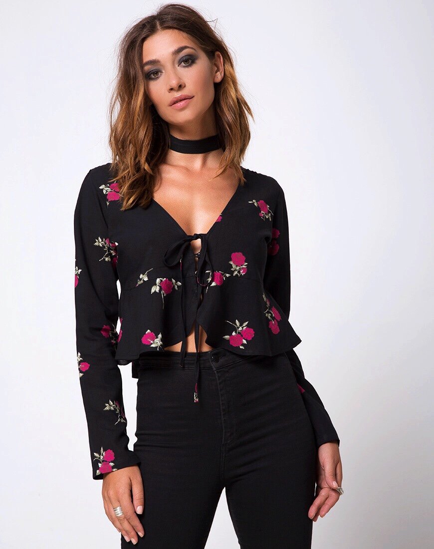 Afbeelding van Vine Top in Grunge Rose
