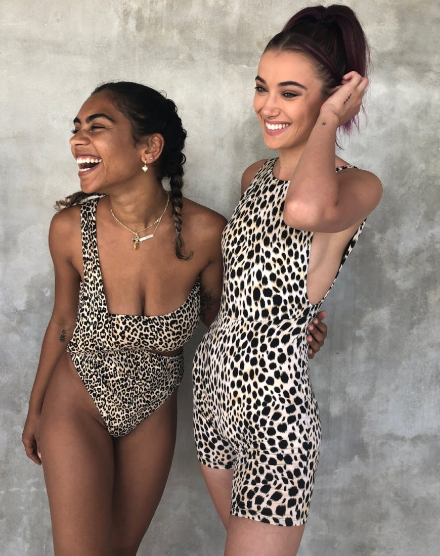 Afbeelding van Acro Unitard in Cheetah