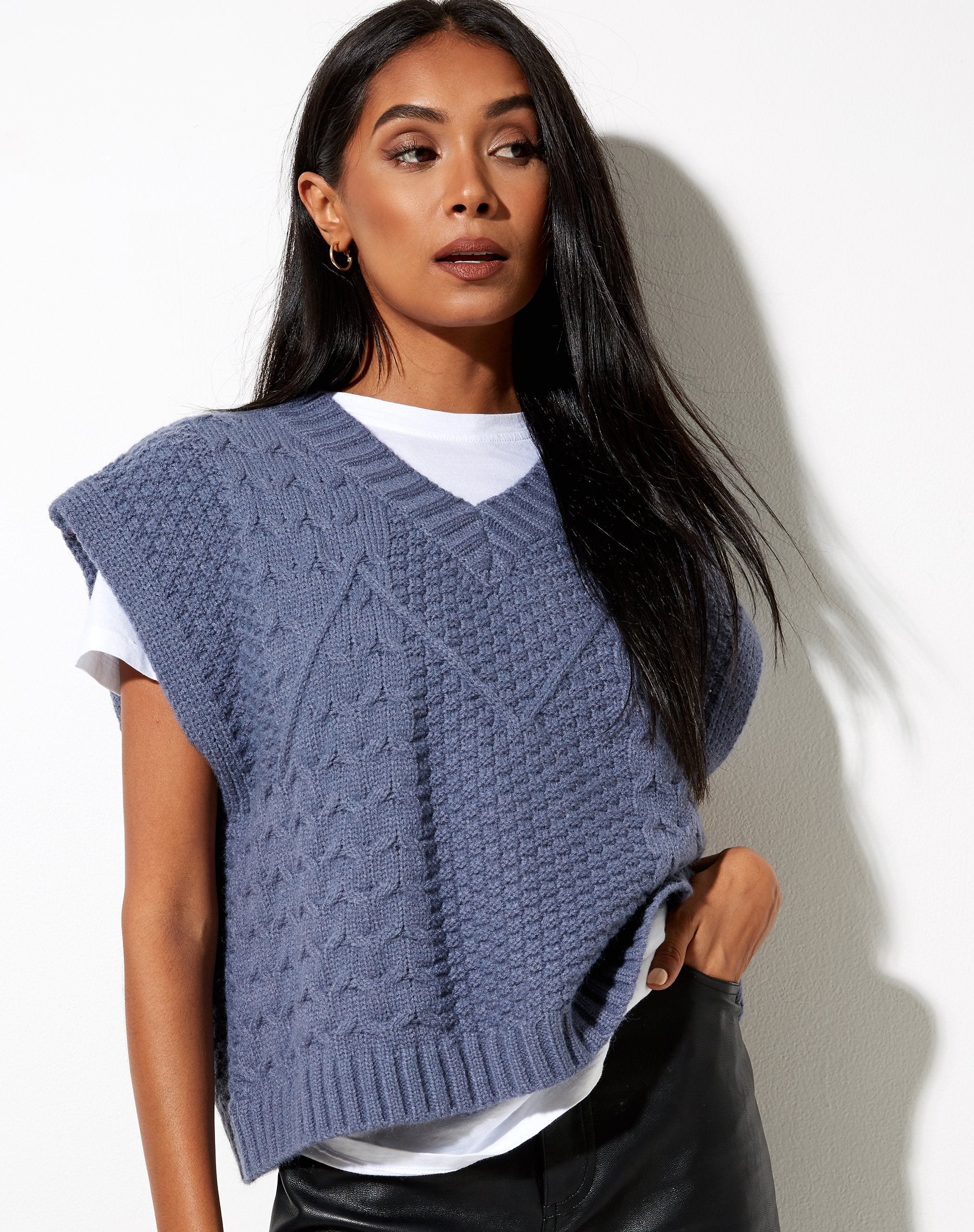 Afbeelding van Qinna Vest in Charcoal