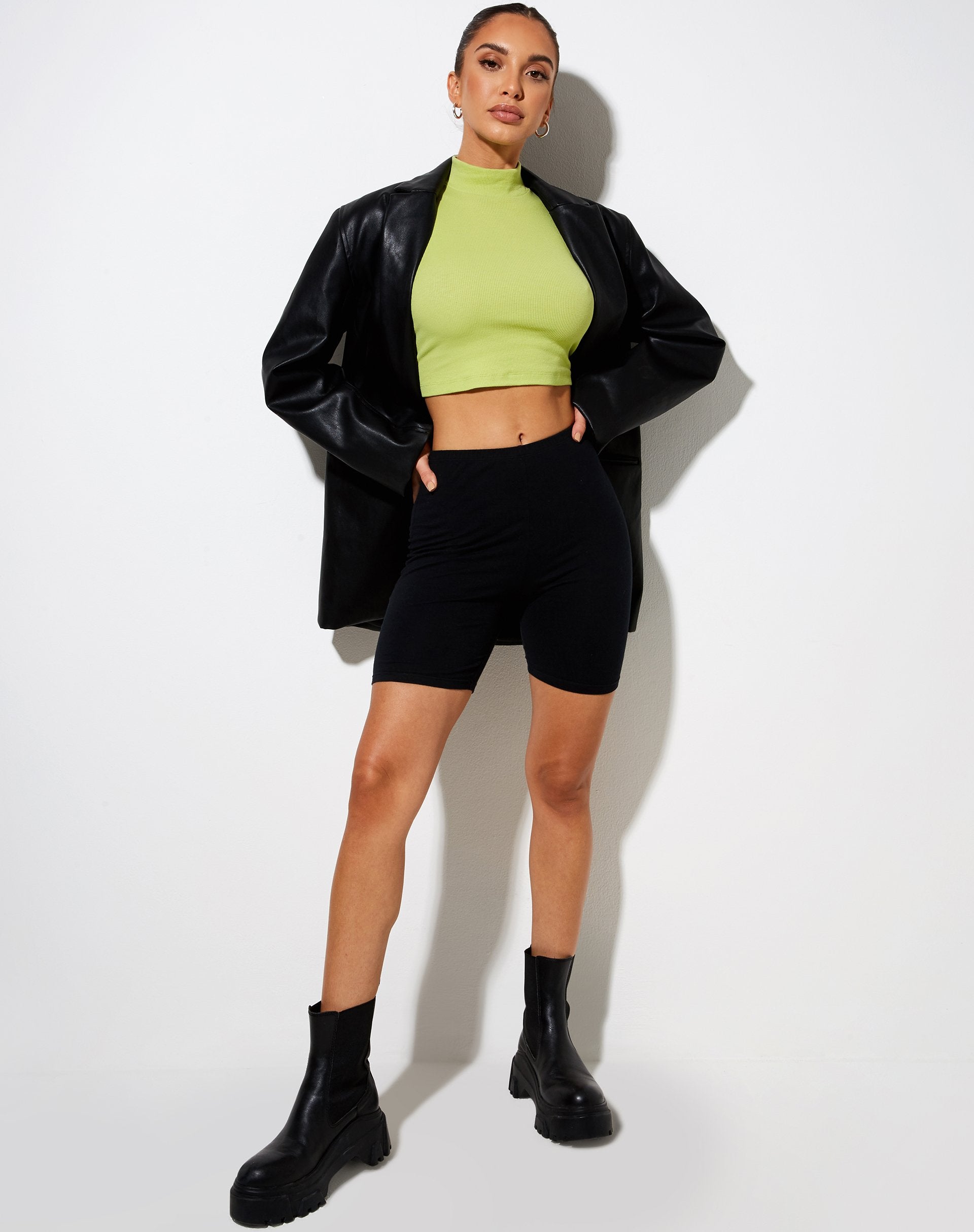 Afbeelding van Que Crop Top in Bladgroen