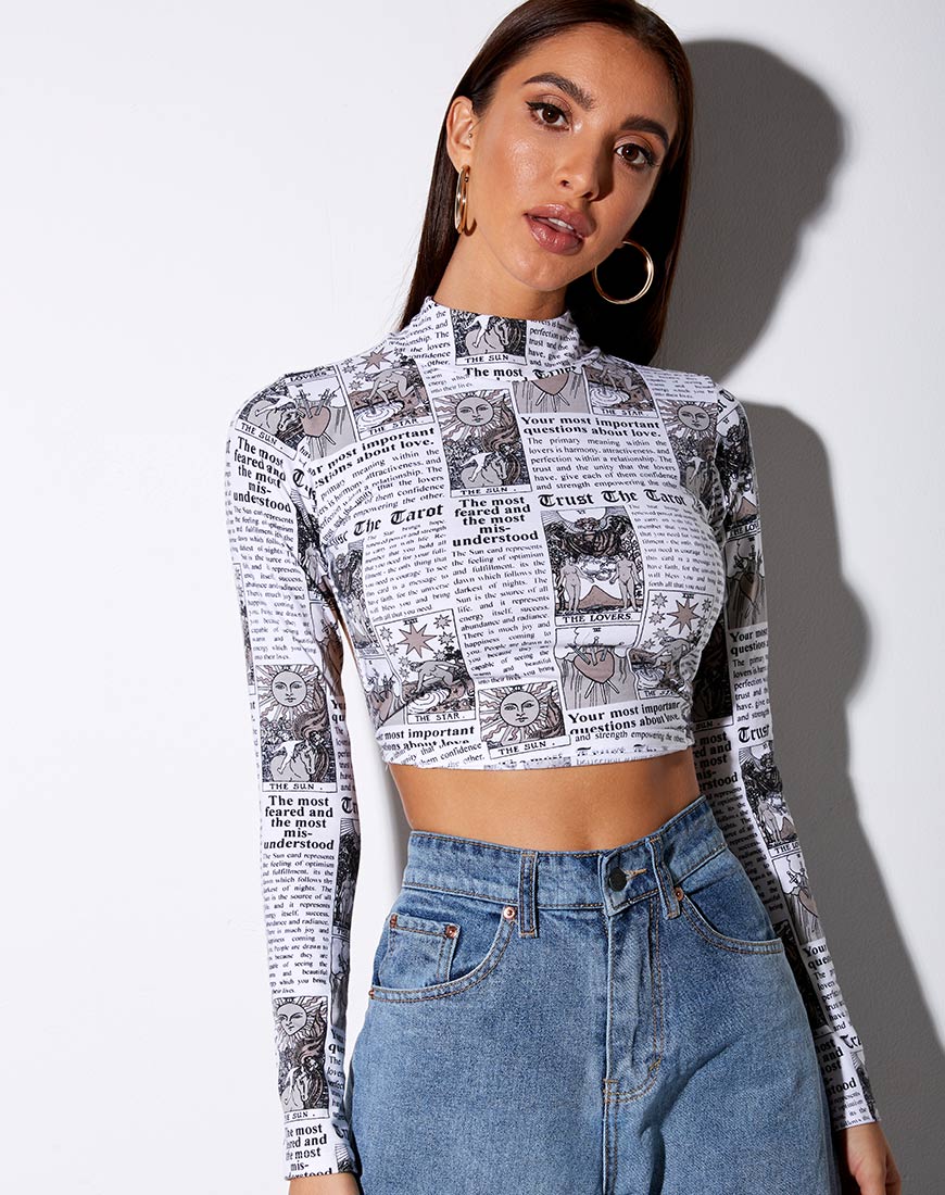 Afbeelding van Quelia Crop Top in Tarot