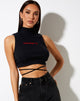 Afbeelding van QUERA TOP RIB BLACK MAKE BOYS CRY EMBRO