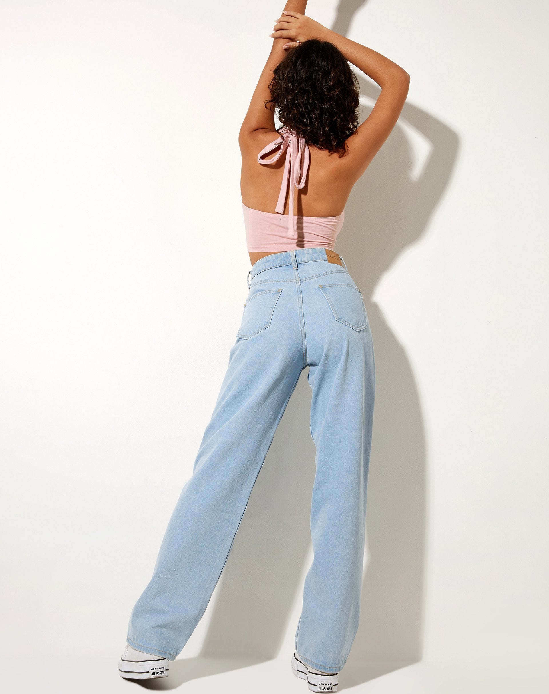 Afbeelding van Raino Crop Top in Roze Lady Motel Beach Club