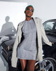 Afbeelding van Raisa Mini Dress in Mesh Grey