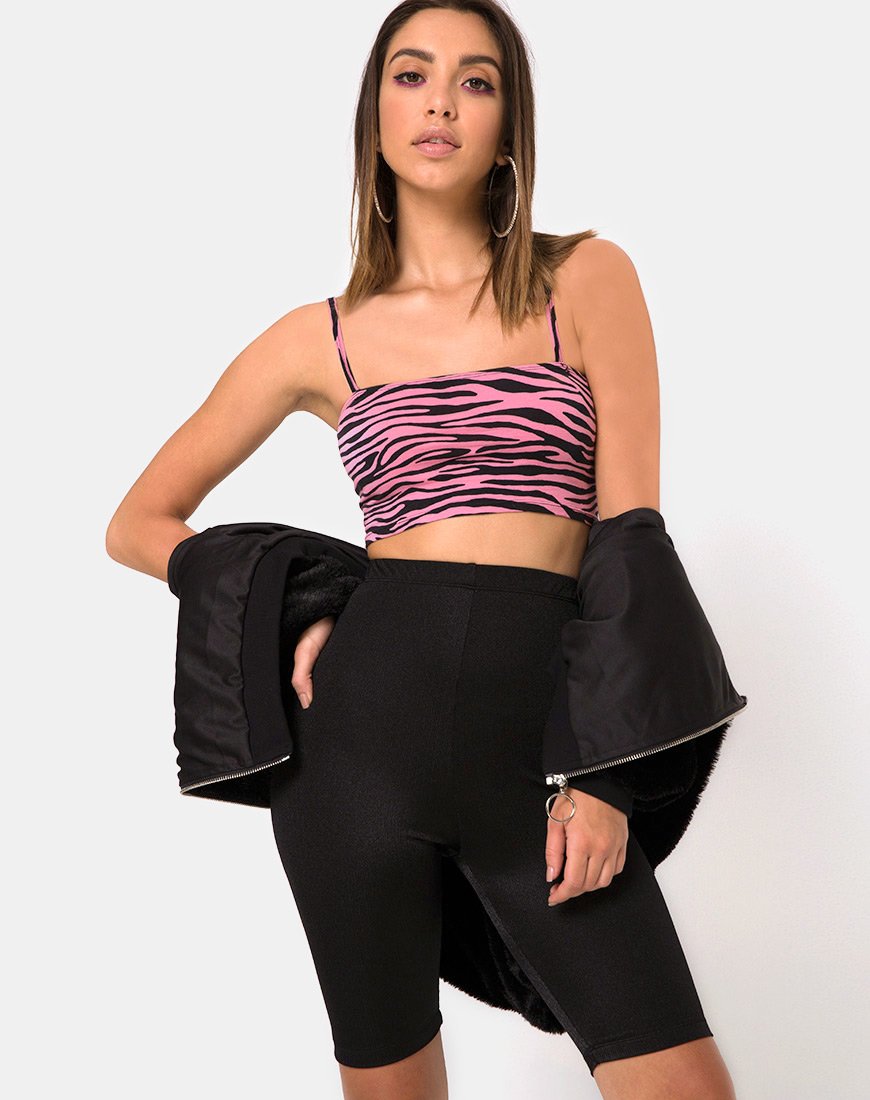 Afbeelding van Ramo Bandeau in Zips Zebra Roze