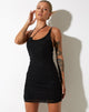 Afbeelding van Ranti Bodycon Dress in Mesh Black