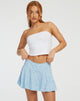 Afbeelding van Rara minirok in Ditsy Rose Blue